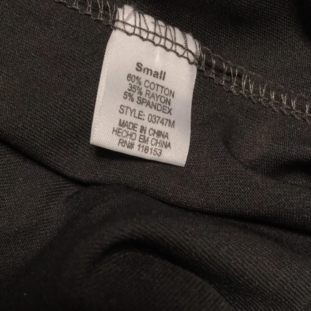 THYME AND HONEY sz Small Skirt Maxi Length Ruffle Trim Dark Gray - Picture 5 of 6